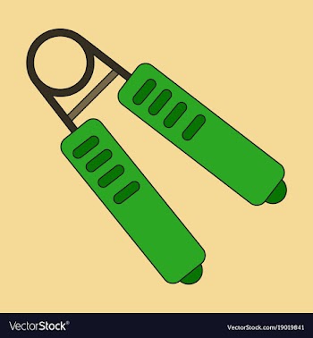 Icon in flat design sports expander vector image