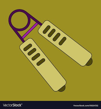 Icon in flat design sports expander vector image