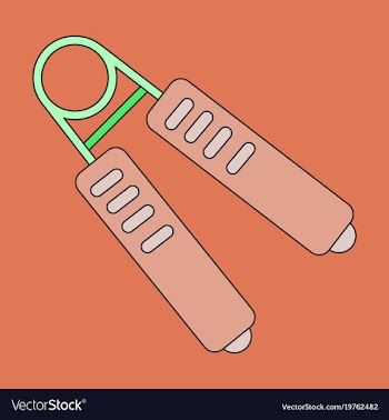 Icon in flat design sports expander vector image