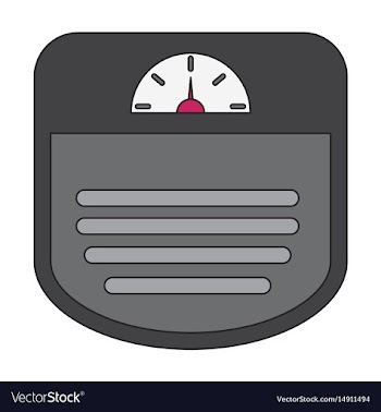 Icon in flat design sports scales vector image