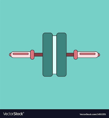Icon in flat design sports simulator vector image