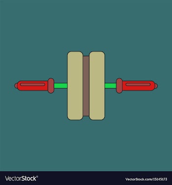 Icon in flat design sports simulator vector image