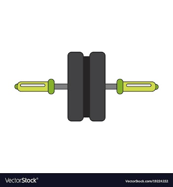 Icon in flat design sports simulator vector image