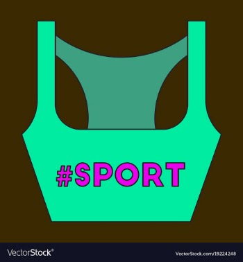 Icon in flat design sports top vector image