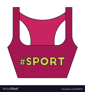 Icon in flat design sports top vector image
