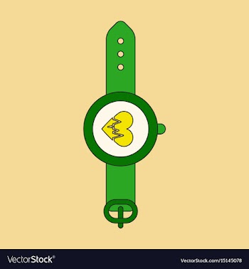 Icon in flat design sports watches vector image