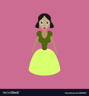 Icon in flat design toy doll vector image