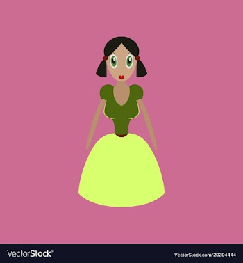Icon in flat design toy doll vector image