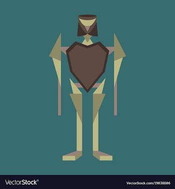 Icon in flat design toy robot vector image