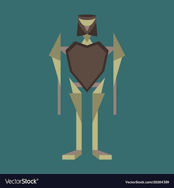 Icon in flat design toy robot vector image