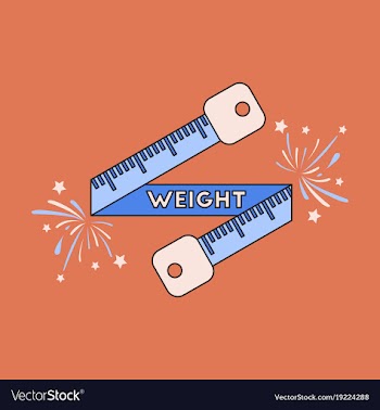 Icon in flat design weight loss logo vector image