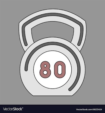 Icon in flat design weight vector image