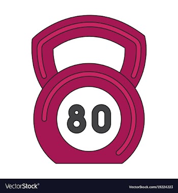 Icon in flat design weight vector image