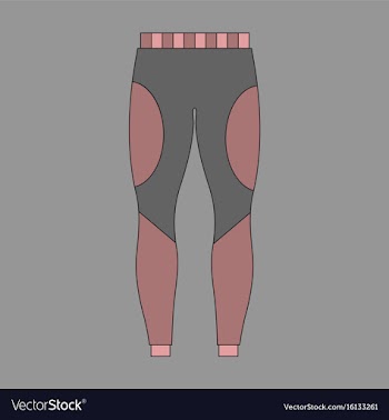 Icon in flat design winter trousers vector image