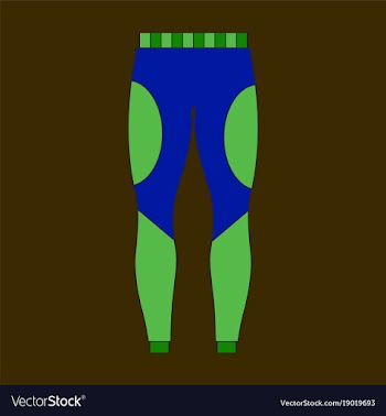 Icon in flat design winter trousers vector image
