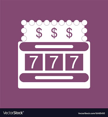 Icon jackpot machine casino vector image