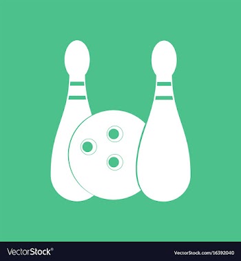 Icon kids bowling vector image
