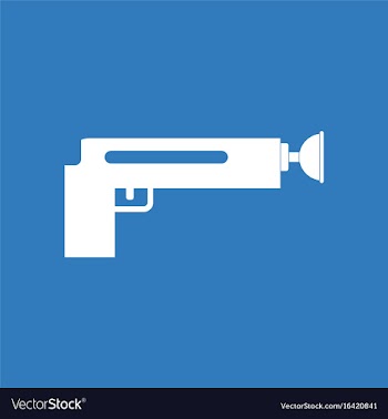 Icon kids gun vector image