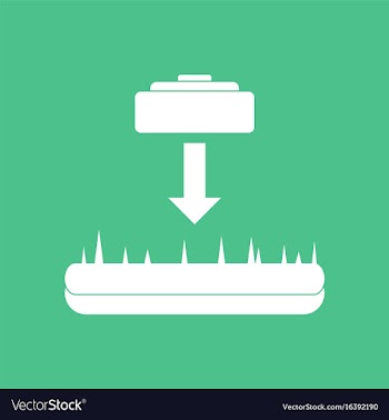 Icon lay a mine vector image