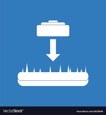 Icon lay a mine vector image