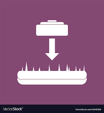 Icon lay a mine vector image