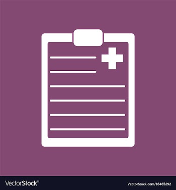 Icon medical board vector image