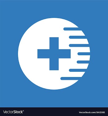 Icon medical cross vector image