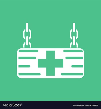 Icon medical sign vector image