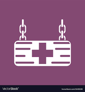Icon medical sign vector image