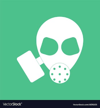 Icon military gas mask vector image