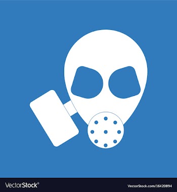 Icon military gas mask vector image