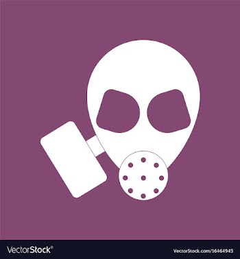 Icon military gas mask vector image