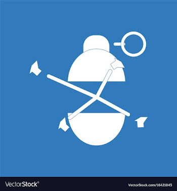 Icon military grenade blast vector image