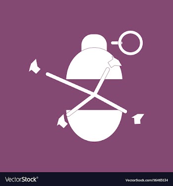 Icon military grenade blast vector image