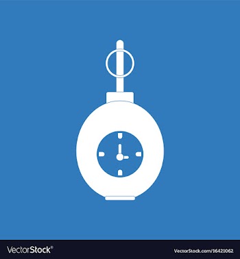 Icon military grenade with timer vector image