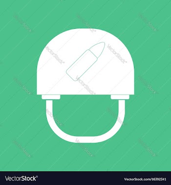Icon military helmet with bullet vector image