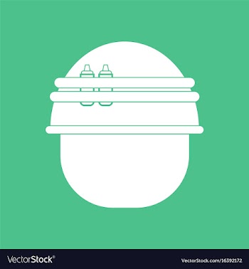 Icon military helmet with bullets vector image