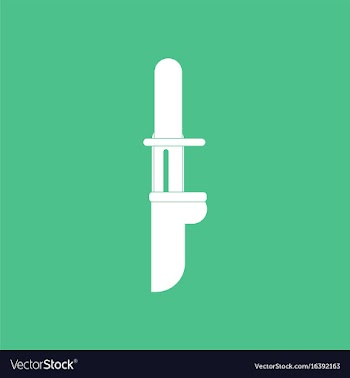 Icon military knife vector image