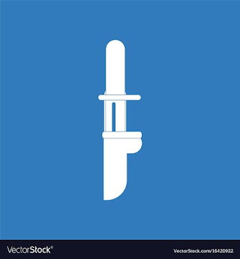 Icon military knife vector image