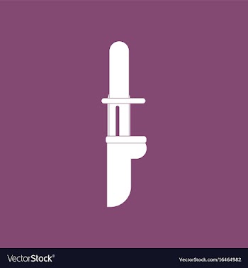 Icon military knife vector image