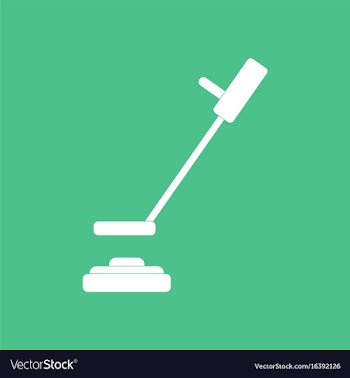 Icon military mine detector vector image