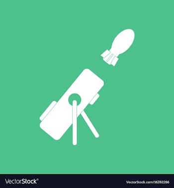 Icon military mortar and shell vector image