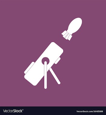 Icon military mortar and shell vector image