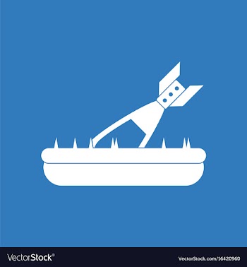 Icon military shell in ground vector image