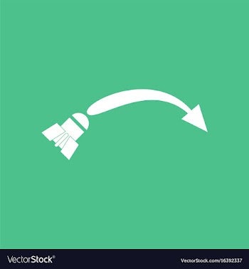 Icon military shell trajectory vector image