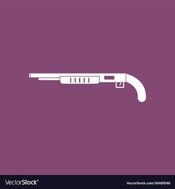 Icon military shotgun vector image