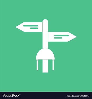 Icon military signpost vector image