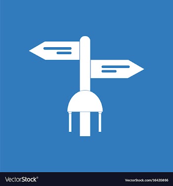 Icon military signpost vector image