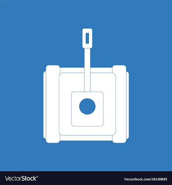Icon military tank vector image