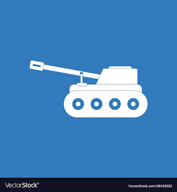 Icon military tank vector image
